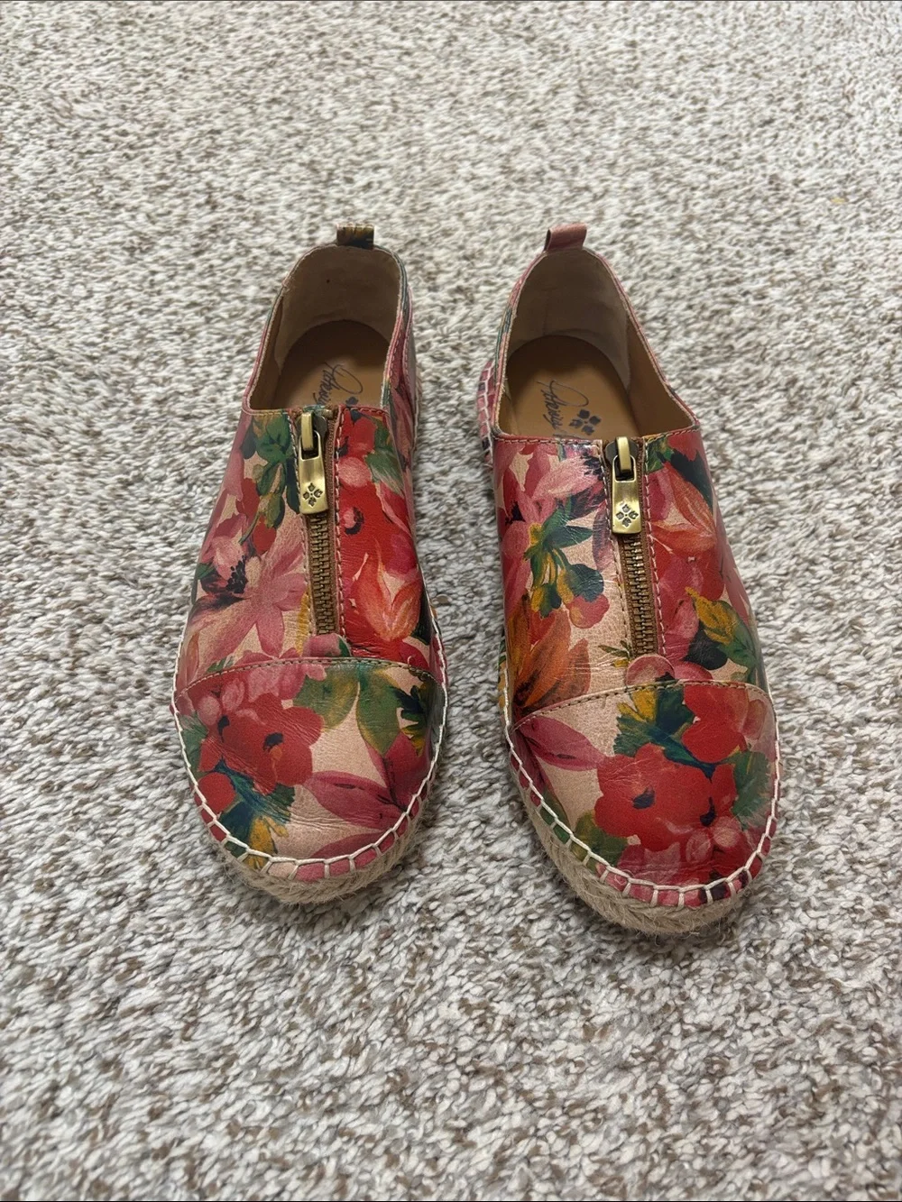 Patricia Nash floral leather shoes 8.5
